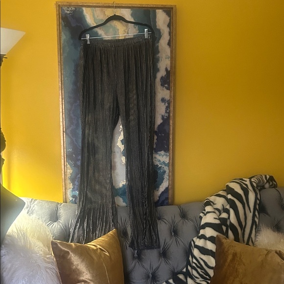 Fashion Nova Black Mesh Swim Coverup - Picture 11 of 15